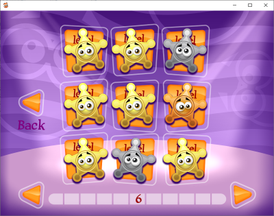 Level select screen