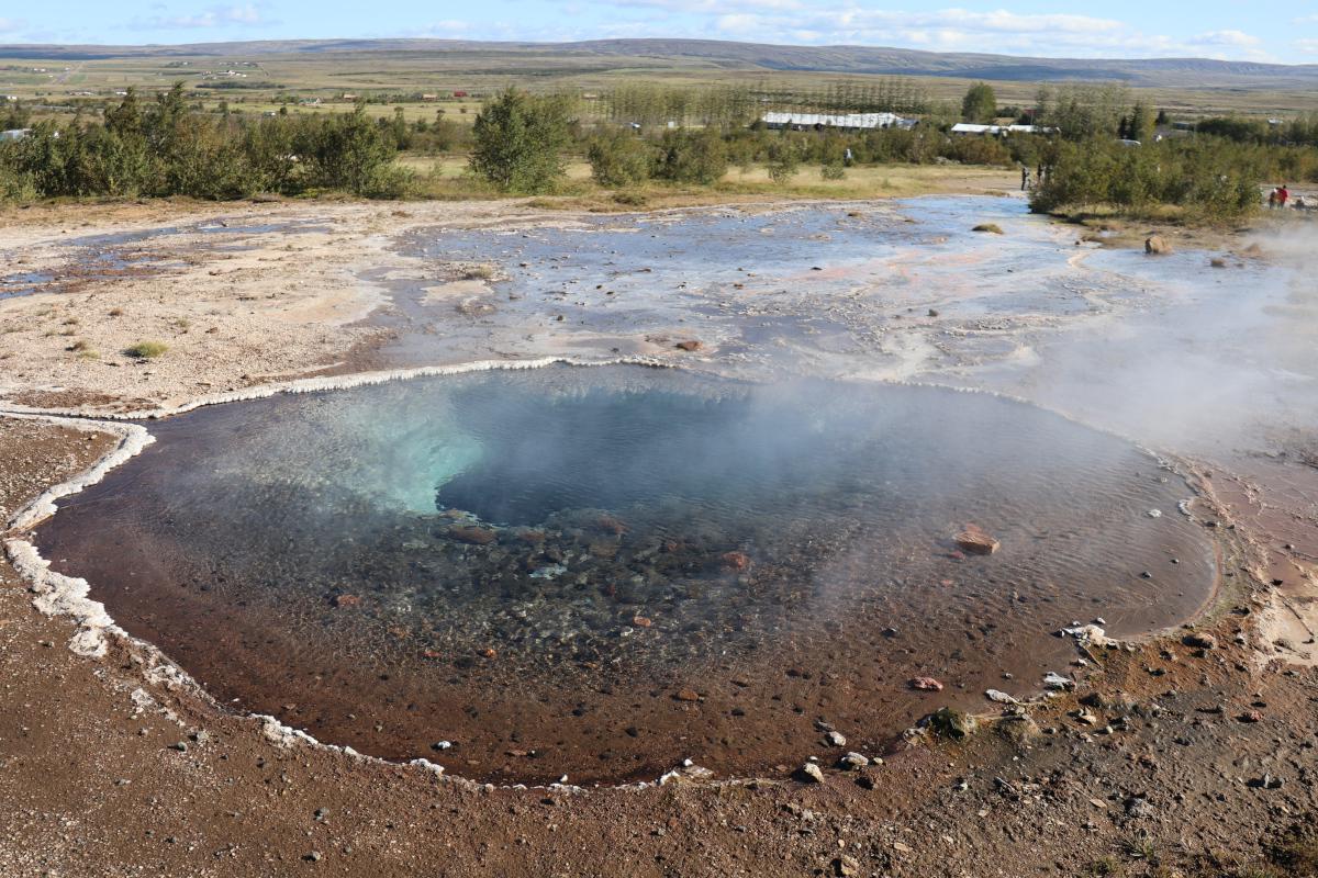 Photo of a hot pool.