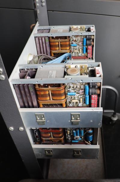 Some bulky electronics.