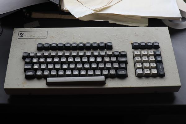 An old keyboard.