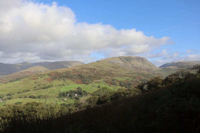 Some distant hills.