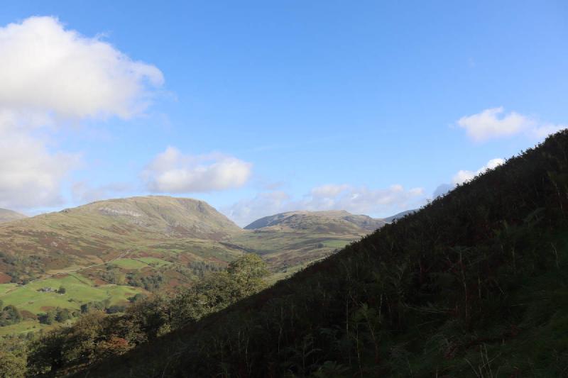 Some distant hills.