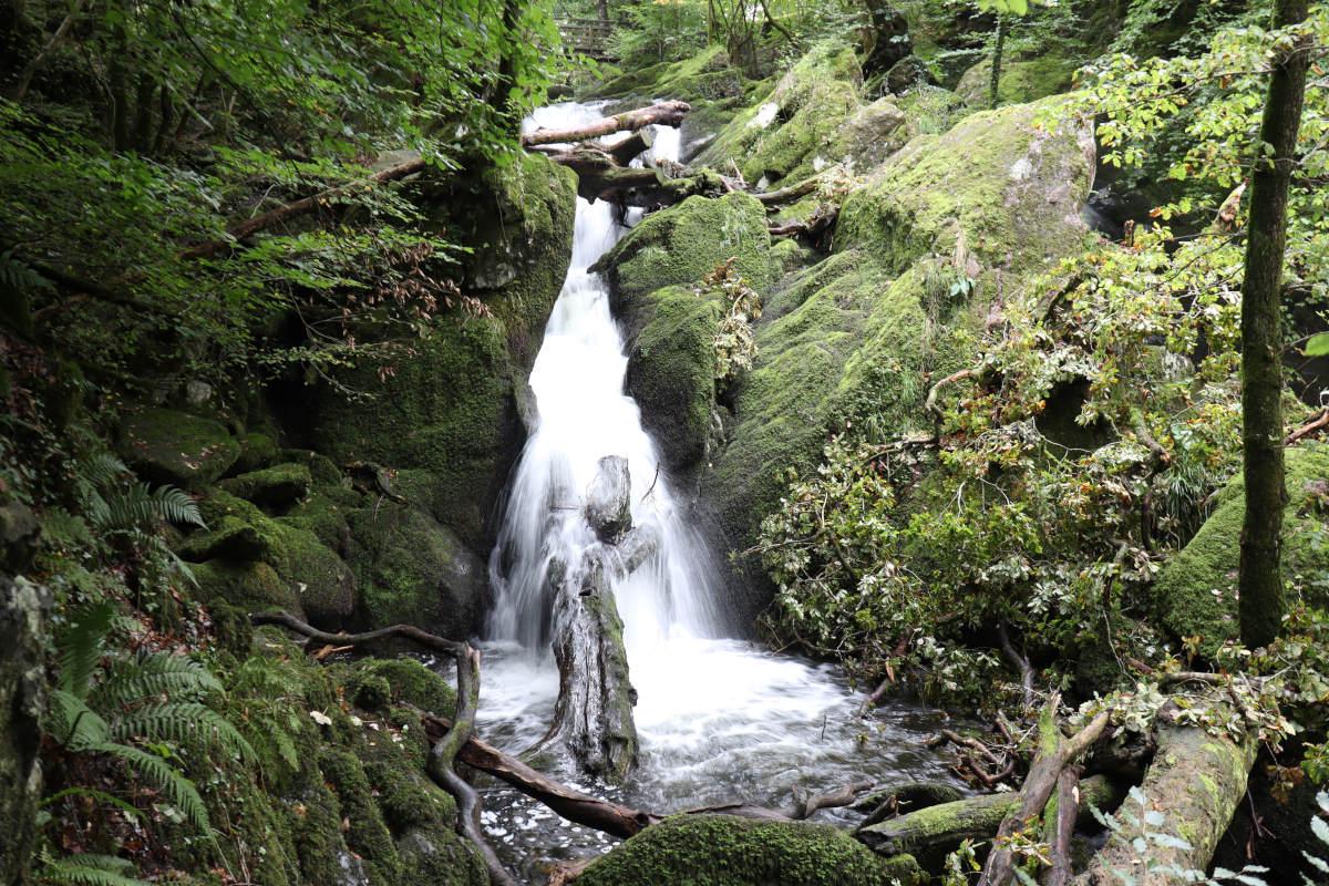 A larger waterfall.